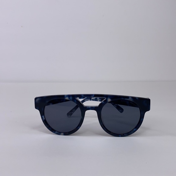 New KOMONO DREYFUSS Blue Black tortoise Sunglasses NWT round - Picture 7 of 16